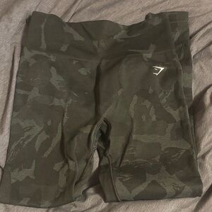 Gymshark Olive Camo Leggings